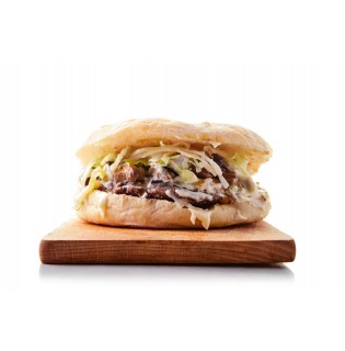 MARADONA - Hamburger, lattuga, scamorza, funghetti, maionese